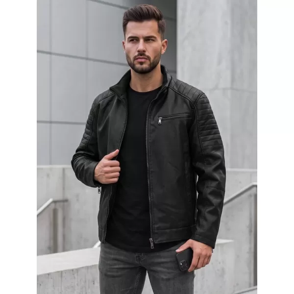  Pánska bunda DSTREET TX5143 ČIERNA 