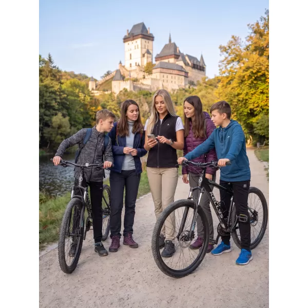  Dámska fleece vesta ALTISPORT ALW002525 ČIERNA 