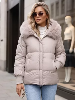 Dámska bunda DSTREET TY6001 BÉŽOVÁ