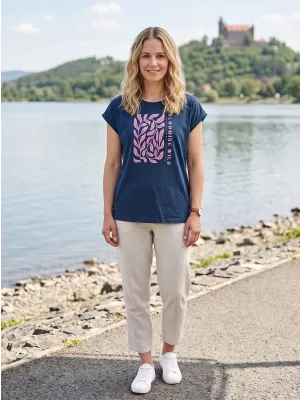 Dámske outdoorové tričko ALPINE PRO NOGERA 2 MOONLIT OCEAN VARIANT PB