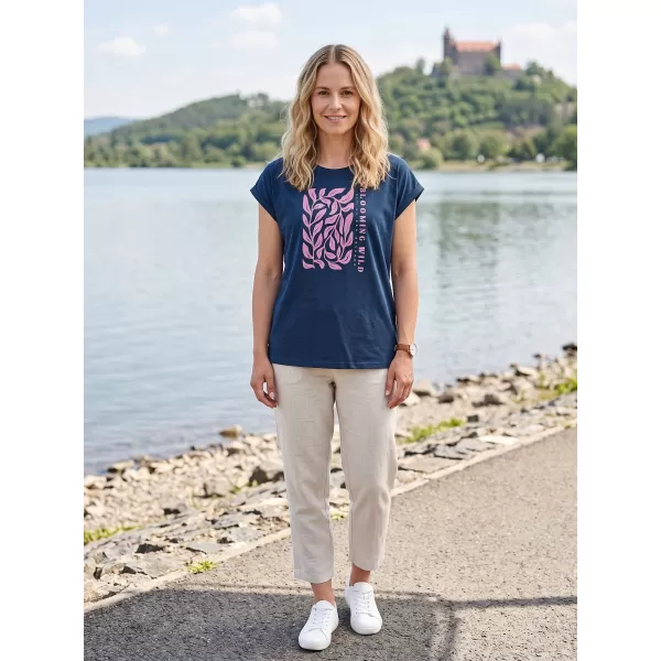  Dámske outdoorové tričko ALPINE PRO NOGERA 2 MOONLIT OCEAN VARIANT PB 