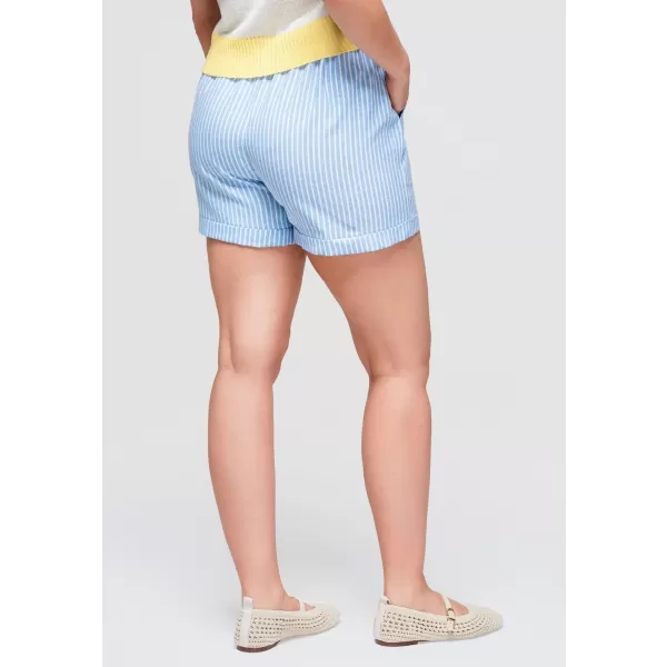 Dámske kraťasy OMBRE OW-ST-E0005 LIGHT BLUE 