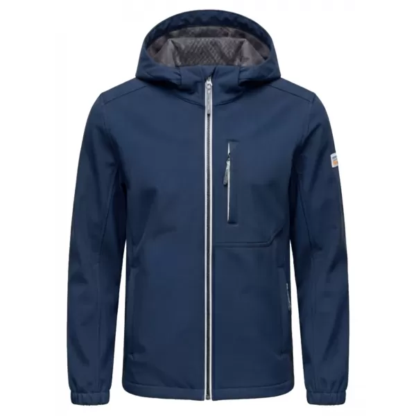  Pánska softshellová bunda OMBRE C581 NAVY BLUE 