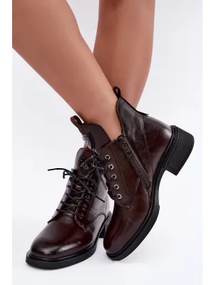 Dámske topánky VINCEZA 133145 LEATHER BROWN