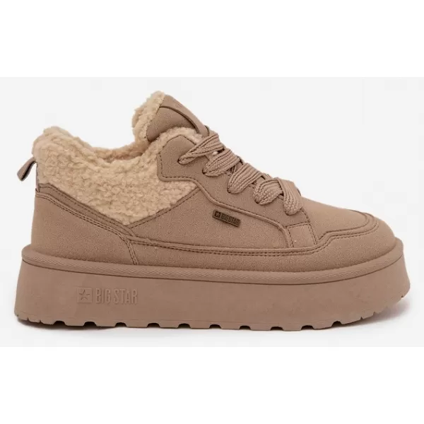  Dámske snehule BIG STAR SHOES SS274105 BEIGE 
