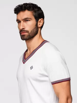 Pánske tričko OMBRE OM-TSCT-0266 WHITE