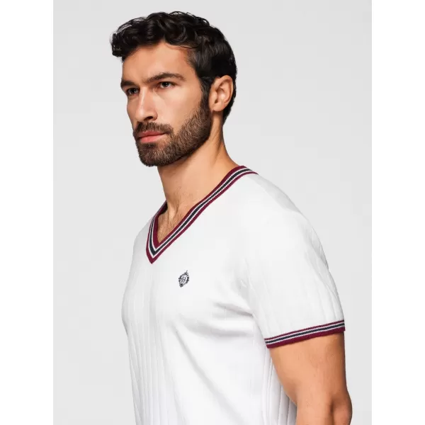  Pánske tričko OMBRE OM-TSCT-0266 WHITE 