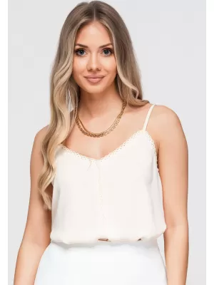 Dámske tielko OMBRE OW-TS-E0057 BEIGE