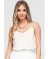 Dámske tielko OMBRE OW-TS-E0057 BEIGE