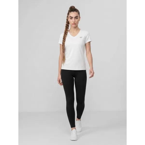  Dámske tričko 4F WMM00TTSHF3307 WHITE 