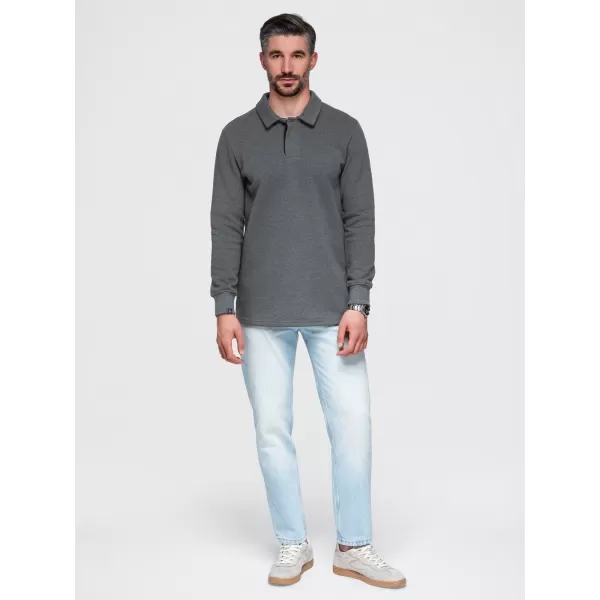 Pánsky rolák OMBRE B1719 GRAPHITE 