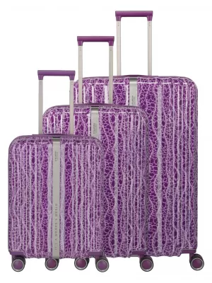 Sada kufrov TRAVELITE LASCANA EDITION S,M,L PLUM