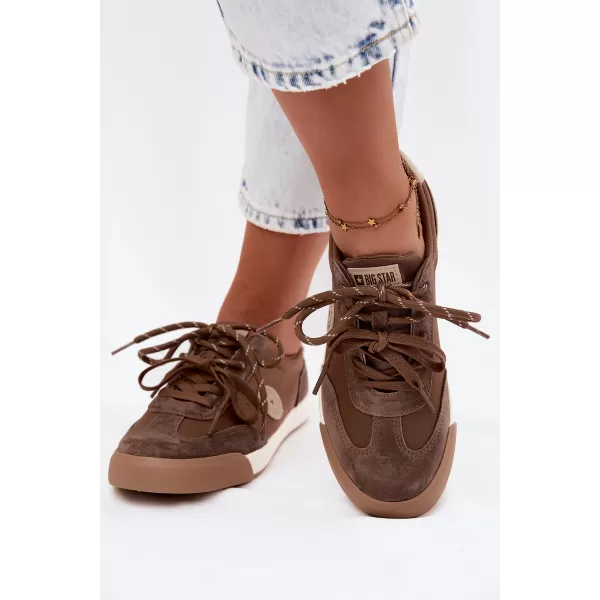  Dámske tenisky BIG STAR SHOES UU274002 BROWN/BEIGE 
