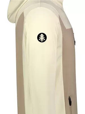 Pánska powerfleece mikina NORDBLANC SPRAWL NBSFM8333 BÉŽOVÁ