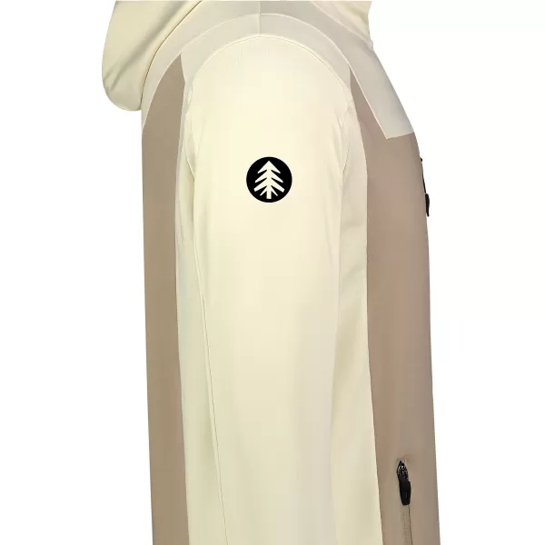  Pánska powerfleece mikina NORDBLANC SPRAWL NBSFM8333 BÉŽOVÁ 