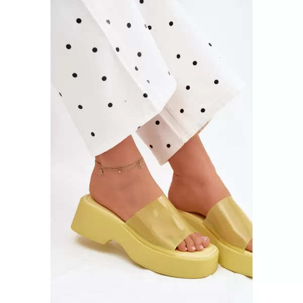  Dámske šľapky BOTO 78-146 YELLOW 