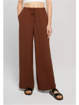 Dámske nohavice URBAN CLASSICS TB7500-21859 CINNAMON BROWN
