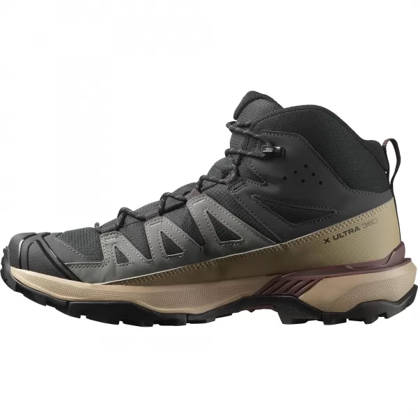  Pánske topánky SALOMON X ULTRA 360 MID GORE-TEX L47743300 PHANTOM/DESERT TAN/RUM ROZINKA 