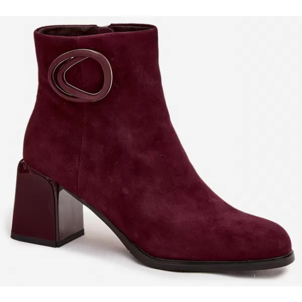  Dámske členkové topánky ARTIKER 57C0016 BORDO 