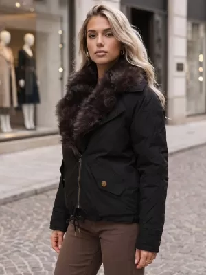 Dámska bunda DSTREET TY6072 ČIERNA