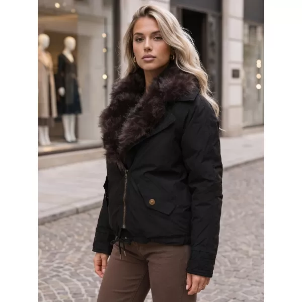  Dámska bunda DSTREET TY6072 ČIERNA 