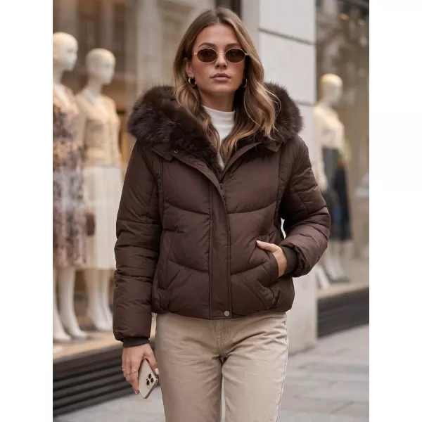 Dámska bunda DSTREET TY5983 HNEDÁ 