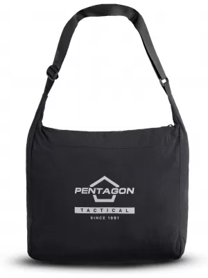 Taška cez rameno PENTAGON HERALD FOLDABLE MESSENGER K16120 BLACK