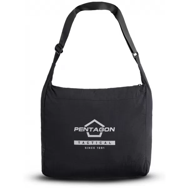  Taška cez rameno PENTAGON HERALD FOLDABLE MESSENGER K16120 BLACK 