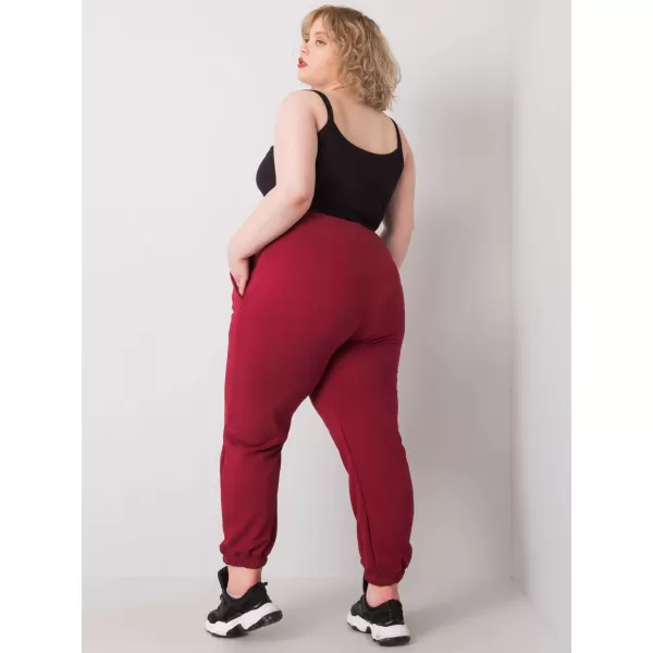  Dámske tepláky BASIC FEEL GOOD RV-DR-6331.86 BURGUNDY 