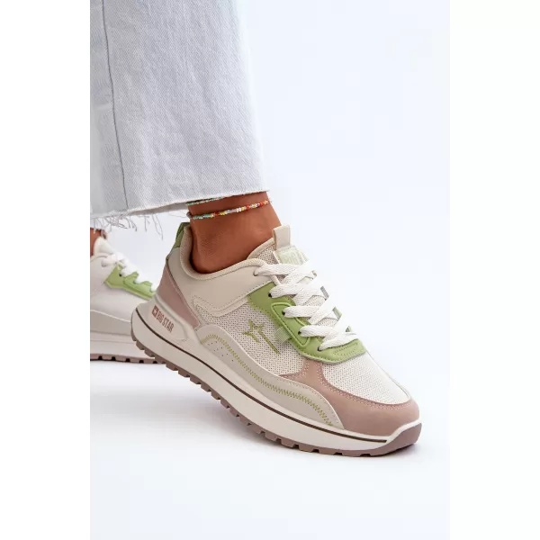  Dámske tenisky BIG STAR SHOES NN274A091 BEIGE 