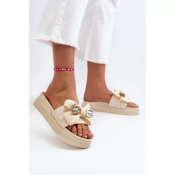  Dámske žabky BOTO SP50-3/BG146P BEIGE 