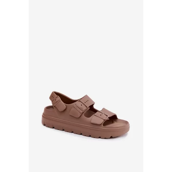  Dámske sandále BIG STAR SHOES TT274A035 BROWN/BEIGE 