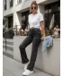 Dámske nohavice DSTREET UY2991 SVETLO ŠEDÁ