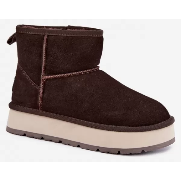  Dámske topánky BIG STAR SHOES UU274693 BROWN/BEIGE 