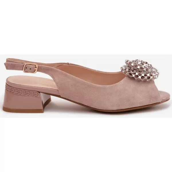  Dámske sandále D&A 41955-19 BEIGE 