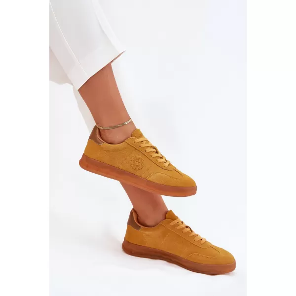  Dámske tenisky BIG STAR SHOES RR274846 YELLOW/GOLD 