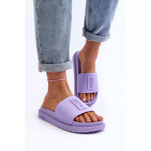  Dámske šľapky BIG STAR SHOES LL274426 VIOLET 