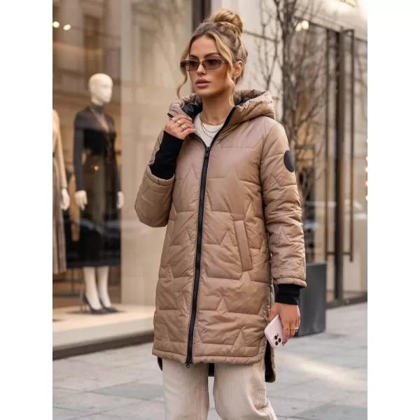  Dámska bunda DSTREET TY5791 BÉŽOVÁ 