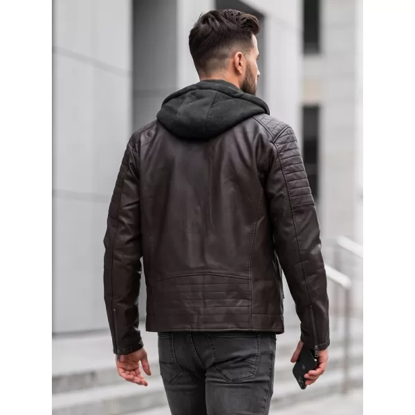  Pánska bunda DSTREET TX5142 HNEDÁ 