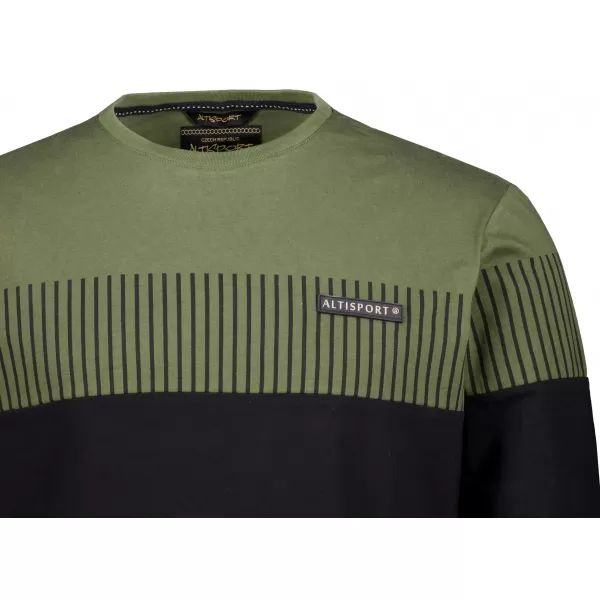  Pánske tričko ALTISPORT IGGY MILITARY 