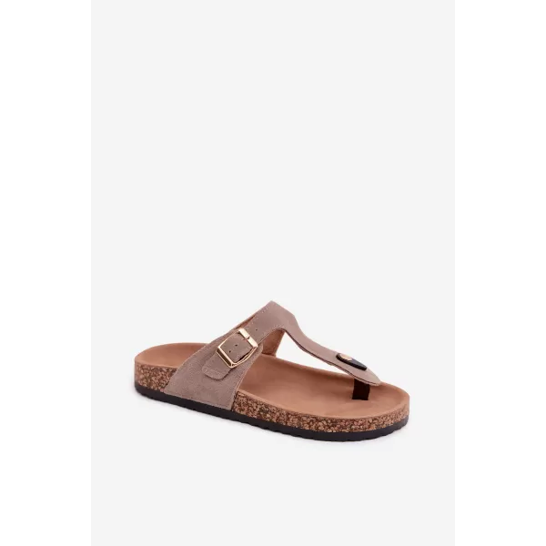  Dámske žabky BOTO 26SD21-101 BEIGE 