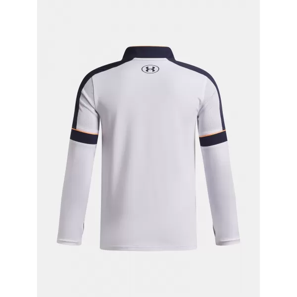  Chlapčenská mikina UNDER ARMOUR UA B CHALLENGER TRAINING QZ 6004080-100 BIELA 