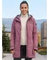 Dámsky nepremokavý kabát ALPINE PRO PERFETA 2 GRAPE NECTAR
