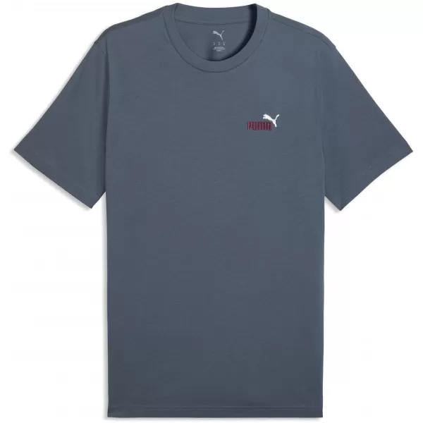  Pánske tričko PUMA GRAPHICS 2 COLOR SMALL NO. 1 LOGO TEE 68471737 EVENING BLUE 