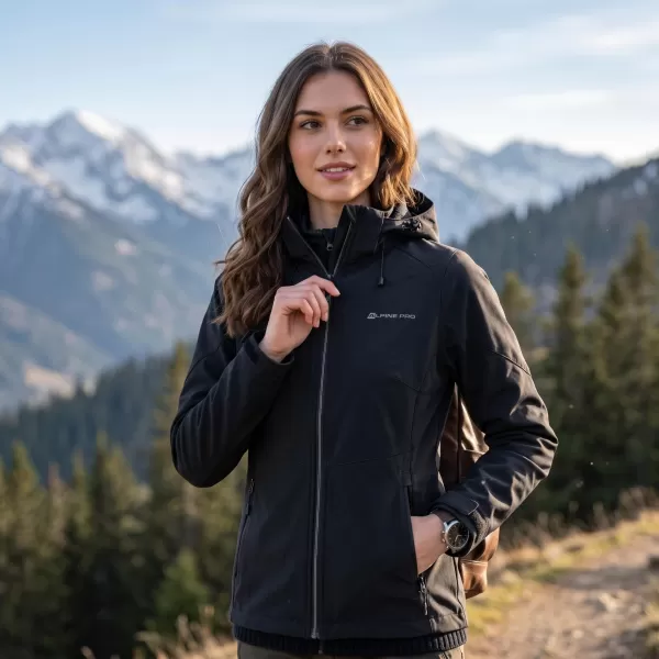  Dámska softshellová bunda ALPINE PRO GEDERA NAVY 