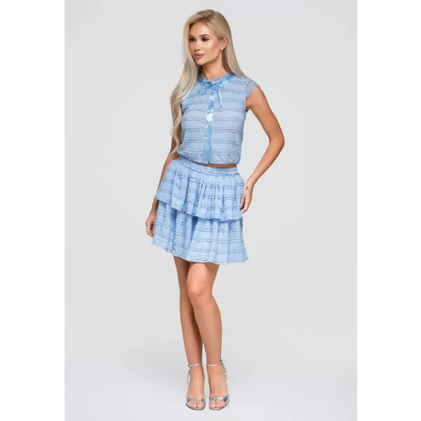  Dámska blúza OMBRE OW-TS-E0066 BLUE 
