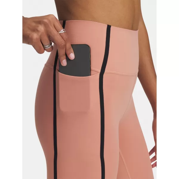  Dámske legíny UNDER ARMOUR MERIDIAN PIPED ANKLE LEG 6005411-696 RUŽOVÁ 