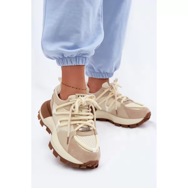  Dámske tenisky GOE TT2N4021 BEIGE 