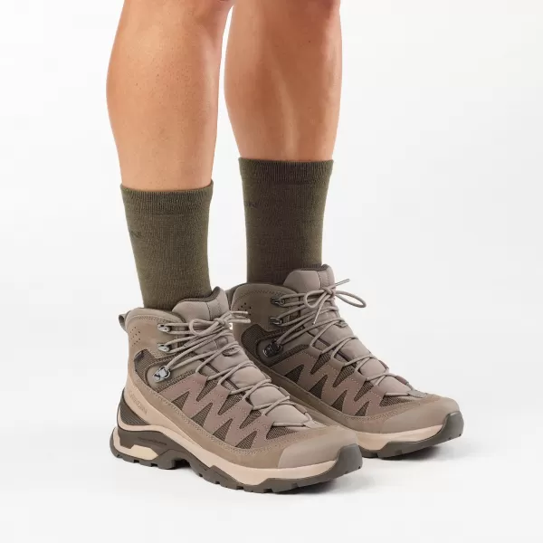  Pánske topánky SALOMON QUEST ECHO GORE TEX L49146400 WALNUT/DESERT TAN/BLACK OLIVE 