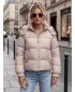 Dámska bunda DSTREET TY5746 BÉŽOVÁ